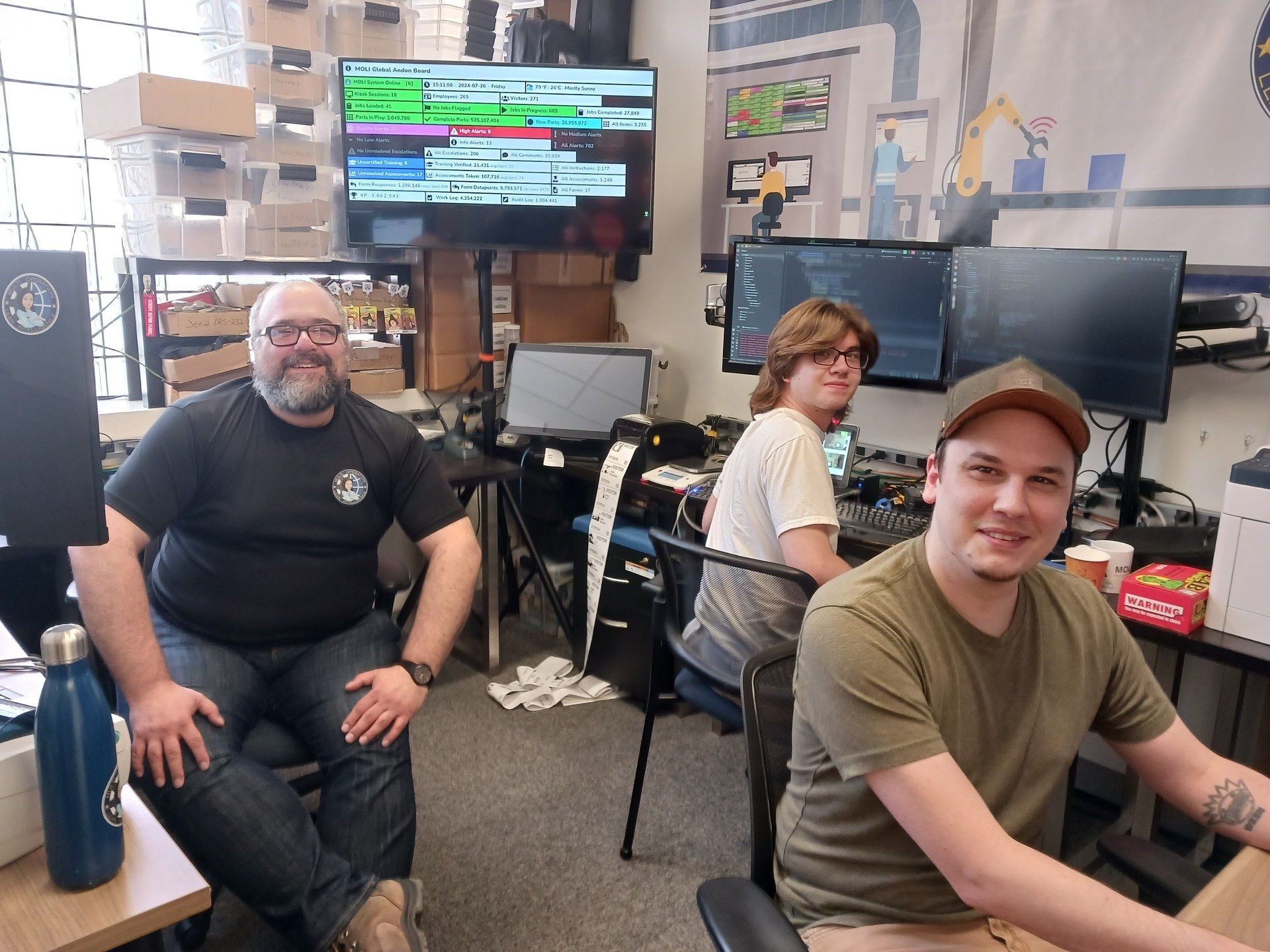 The tech team